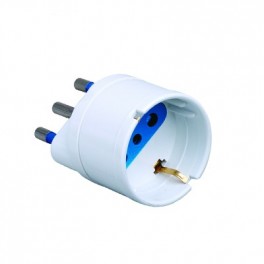Adattatore presa Schuko 16A 250V Bianco