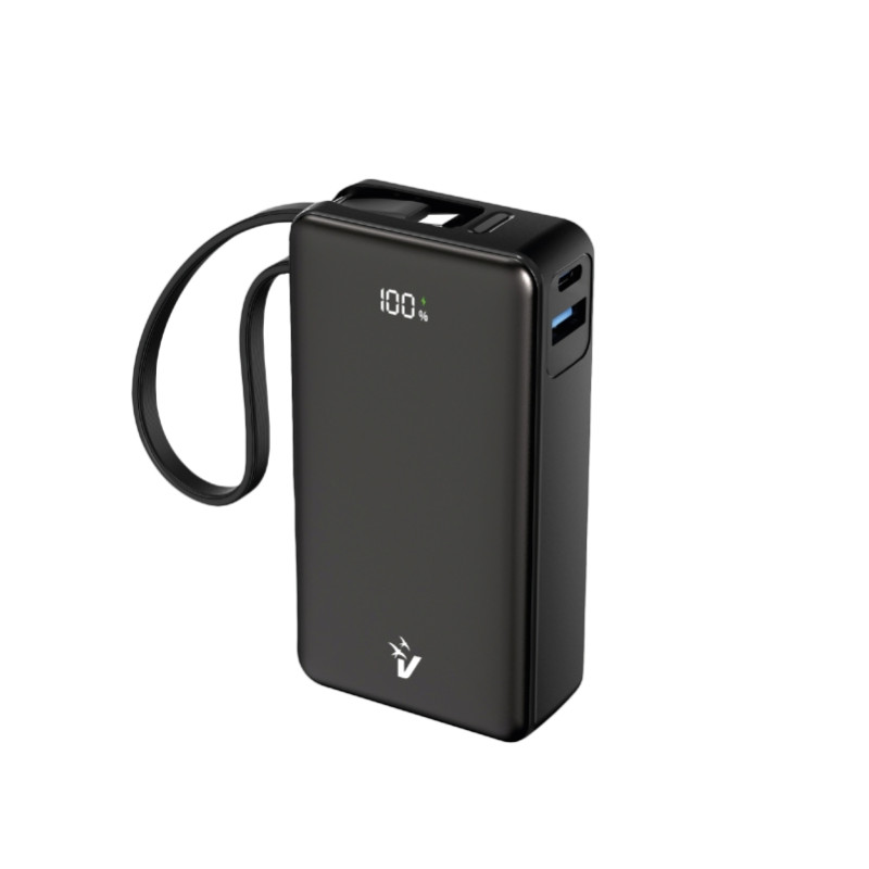 PowerBank VPB-LP10 Quick charge 10.000mAh cavo integrato