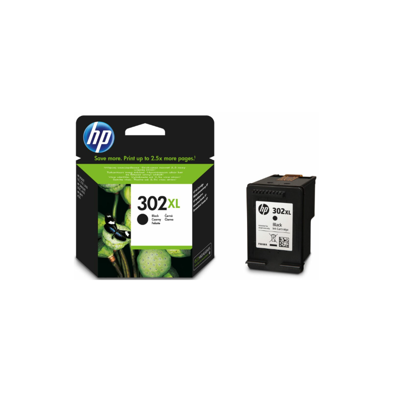 Cartuccia Originale HP 302XL F6U68AE Nera