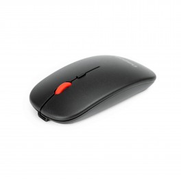 Mouse Wireless 2 4G 1600DPI USB-C Office Nero Ricaricabile