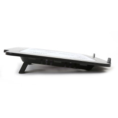 Supporto per Notebook con ventola 14cm e porta USB Bianco