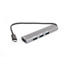 HUB USB-C A 4X USB-A 3.2 GEN1 5Gbps 10W ALLUMINIO