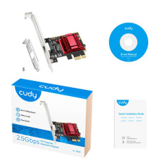 Adattatore di rete Cudy PE25 PCI-e da 2,5 Gbps 1 porta RJ-45