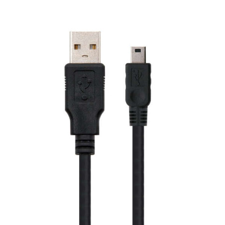 Cavo Nanocable da USB-A 2.0 maschio a Mini-USB maschio, 1 m