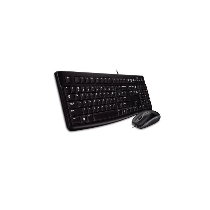 Kit Tastiera + Mouse Logitech Black USB 2.0 MK120 Kit Tastiera + Mouse Logitech Black USB 2.0 MK120