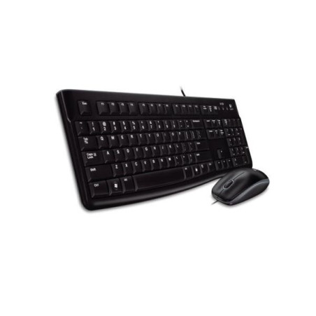 Kit Tastiera + Mouse Logitech Black USB 2.0 MK120