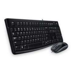Kit Tastiera + Mouse Logitech Black USB 2.0 MK120