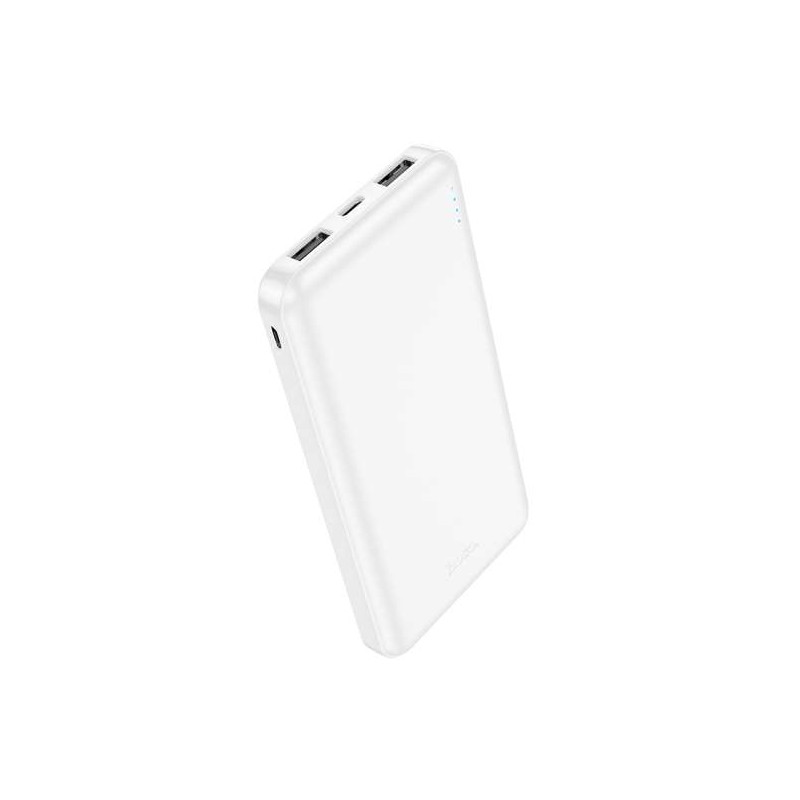 Power Bank Hoco J100 10000mAh 2XUSB Indicatore Led Bianco Power Bank Hoco J100 10000mAh 2XUSB Indicatore Led Bianco