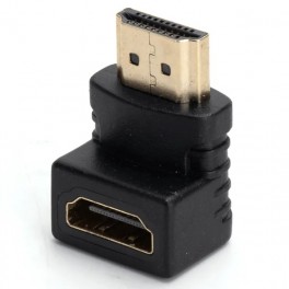 Adattatore HDMI da maschio a HDMI a femmina 90 nero