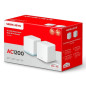 Sistema mesh Wi-Fi 5 dual band Mercusys Halo H32G AC1200 2pz