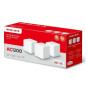 Sistema mesh Wi-Fi 5 dual band Mercusys Halo H32G AC1200 3pz Sistema mesh Wi-Fi 5 dual band Mercusys Halo H32G AC1200 3pz