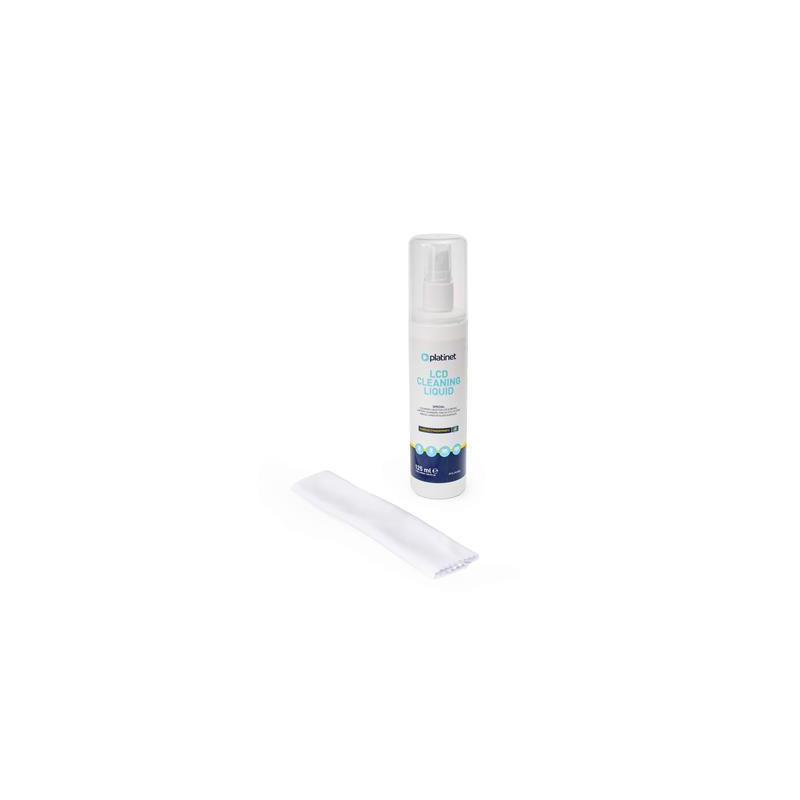 Kit Pulizia per LCD + panno in microfibra 15x15 125ml Kit Pulizia per LCD + panno in microfibra 15x15 125ml