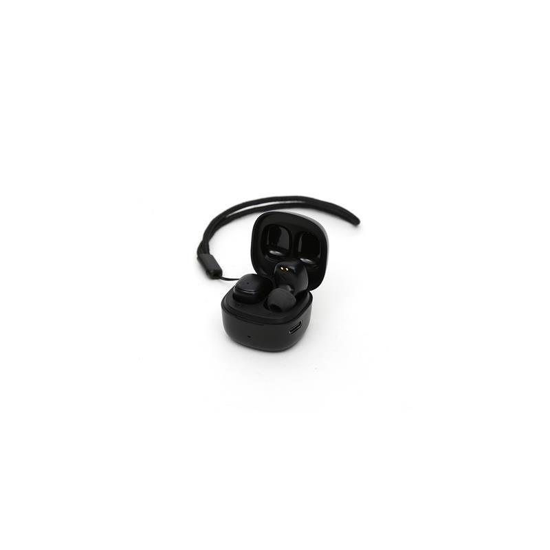 Auricolari TWS Bluetooth V5.3 con custodia di ricarica Nero Auricolari TWS Bluetooth V5.3 con custodia di ricarica Nero