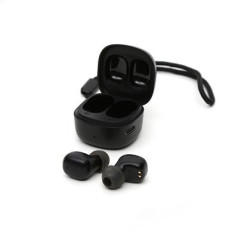 Auricolari TWS Bluetooth V5.3 con custodia di ricarica Nero