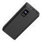 Power Bank 30000mAh Polimeri PD 3.0 QC 3.0 Schermo LED Nero