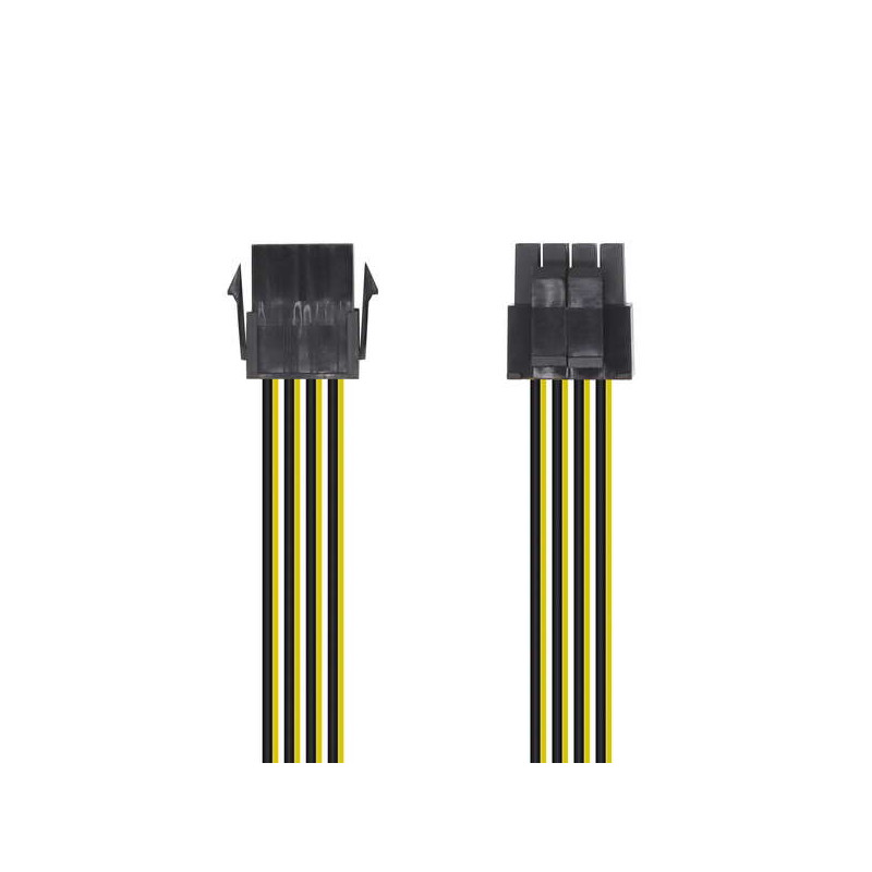 Cavo di alimentazione Aisens 8 pin/H-4+4 pin/M 30 cm Cavo di alimentazione Aisens 8 pin/H-4+4 pin/M 30 cm