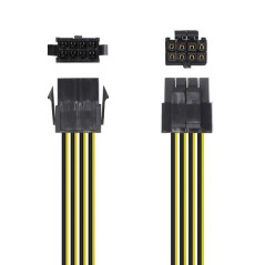 Cavo di alimentazione Aisens 8 pin/H-4+4 pin/M 30 cm