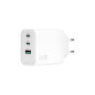 Caricatore da rete Vultech 2 Type-C + 1 USB GaN 65W Bianco Caricatore da rete Vultech 2 Type-C + 1 USB GaN 65W Bianco