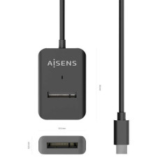 Dock USB-C Aisens M.2 (NGFF) da SATA/NVMe a USB 3.1 GEN2