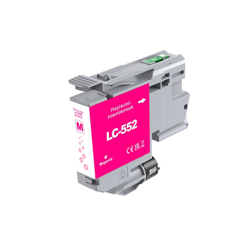 Cartuccia Comp. Rig. Brother LC-552M Magenta