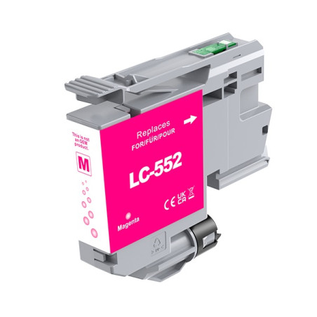 Cartuccia Comp. Rig. Brother LC-552M Magenta