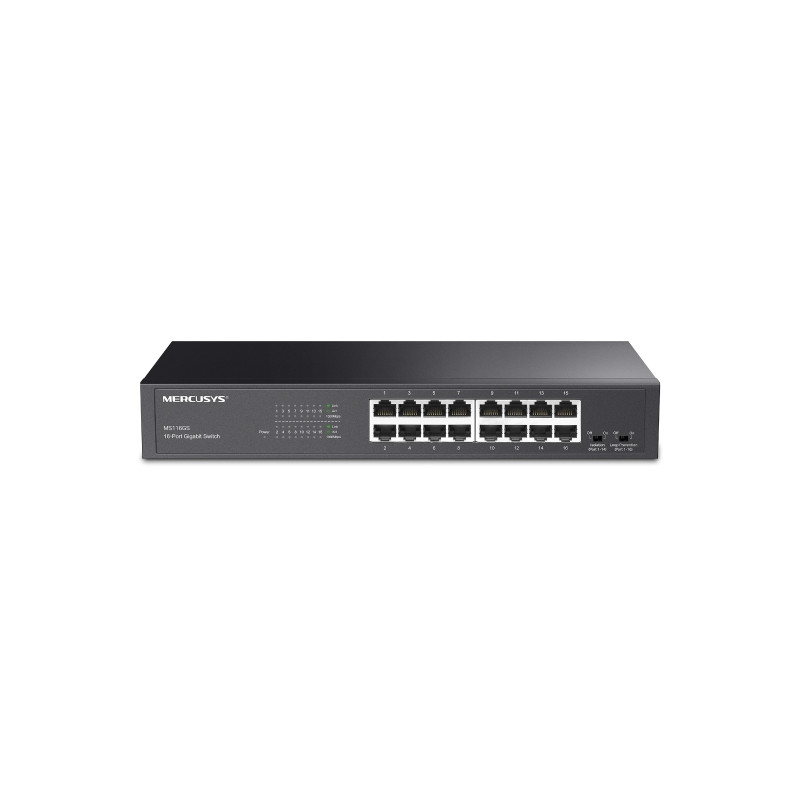 Switch Mercusys 16 porte Gigabit RJ45 10/100/1000Mbps Switch Mercusys 16 porte Gigabit RJ45 10/100/1000Mbps