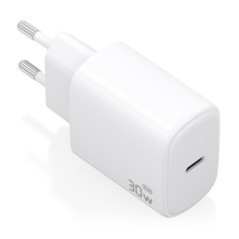 Caricabatterie Aisens GaN 30W 1 USB-C PD3.0 tecnologia AI