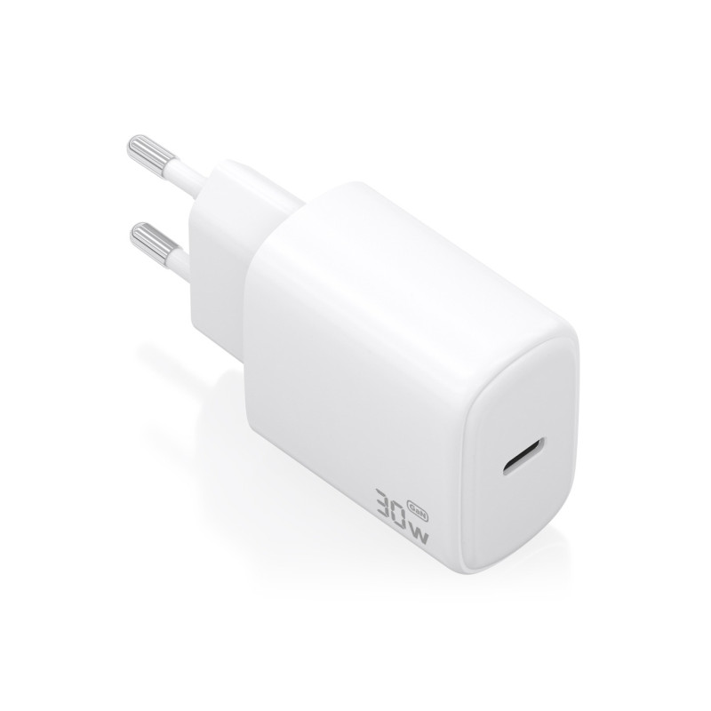 Caricabatterie Aisens GaN 30W 1 USB-C PD3.0 tecnologia AI Caricabatterie Aisens GaN 30W 1 USB-C PD3.0 tecnologia AI