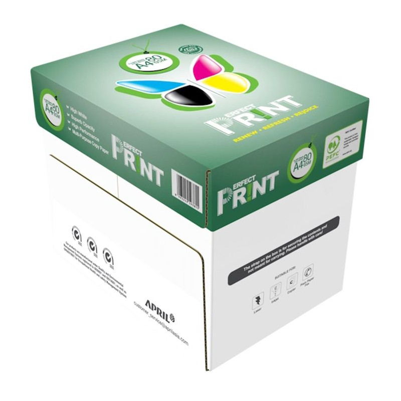 Risma Carta A4 80g. 500 Fogli Perfect Print April Paper