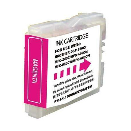 Cartuccia Compatibile Brother LC-1000M LC-970M Magenta