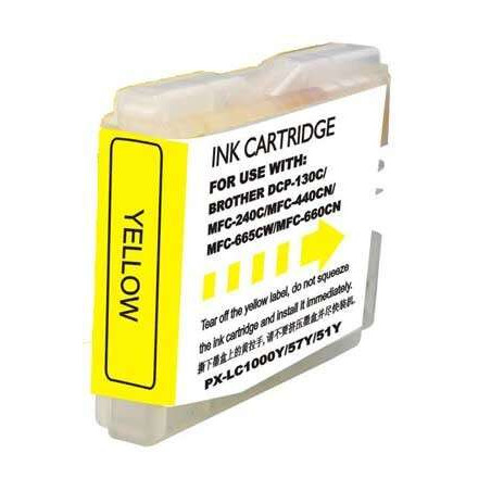Cartuccia Compatibile Brother LC-1000Y   LC-970Y Giallo