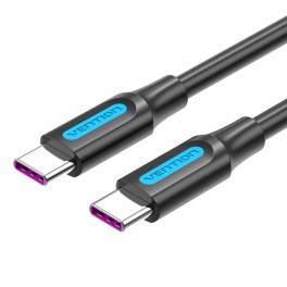 Cavo Vention USB-C maschio a USB-C maschio 1m 5A PD100W Nero