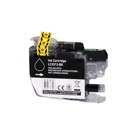 Cartuccia Comp Rig Brother LC-3213BK Nero
