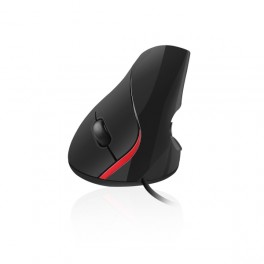 Mouse verticale ergonomico Ewent 1000dpi cavo 1,25m Nero