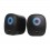 Speaker Stereo 2 0 6W RMS RGB USB 3 5 mm Audio Nero