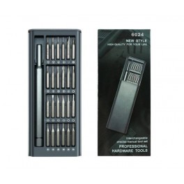 Set Cacciavite di precisione professionale con 24 bit Set Cacciavite di precisione professionale con 24 bit
