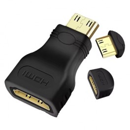 Adattatore convertitore Mini HDMI Maschio a HDMI Femmina