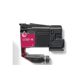 Cartuccia Compatibile Brother LC-521M Magenta