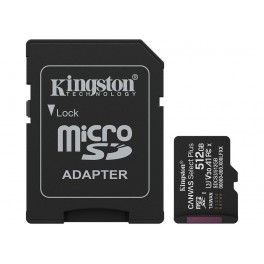 SDCS3 512GB microSDXC Kingston Canvas Select Plus