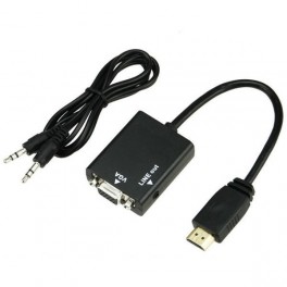 Adattatore da HDMI a VGA con Jack Audio TR-26114 Adattatore da HDMI a VGA con Jack Audio TR-26114