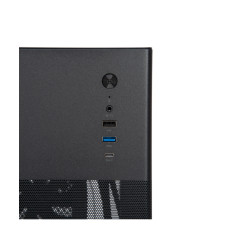 Case Micro ATX Vultech Usb Type-C e Usb 3.0 Nero senza alime