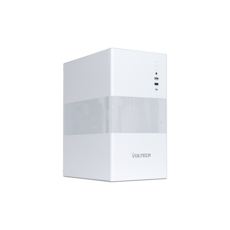 Case Micro ATX Vultech Usb Type-C e Usb 3.0 bianco no alim Case Micro ATX Vultech Usb Type-C e Usb 3.0 bianco no alim