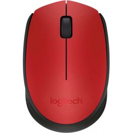 Mouse Wireless USB Ottico Logitech M170 Rosso