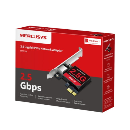 Scheda di rete Mercusys MA310E 2,5 Gigabit PCI Express RJ45