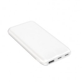 Power Bank 10000 mAh 3,7V 37Wh 12W 2x USB-C 1x USB-A Bianco