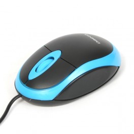 Mouse Ottico Omega OM-06VBL 1200DPI con scroll USB Blu Nero Mouse Ottico Omega OM-06VBL 1200DPI con scroll USB Blu Nero