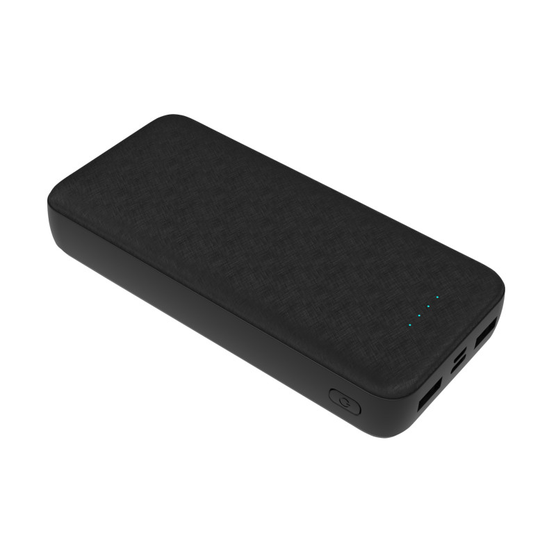 Power Bank 20000mAh + caricabatterie 20W PD + cavo 1mt nero Power Bank 20000mAh + caricabatterie 20W PD + cavo 1mt nero