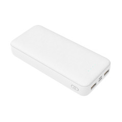 Power Bank 20000mAh + caricabatterie 20W PD + cavo 1m Bianco