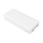 Power Bank 20000mAh + caricabatterie 20W PD + cavo 1m Bianco