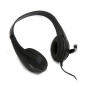 Cuffie Stereo HI-FI con microfono + adattatore 2-1 Nero